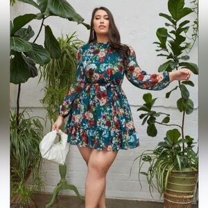 Floral Long Sleeve Dress